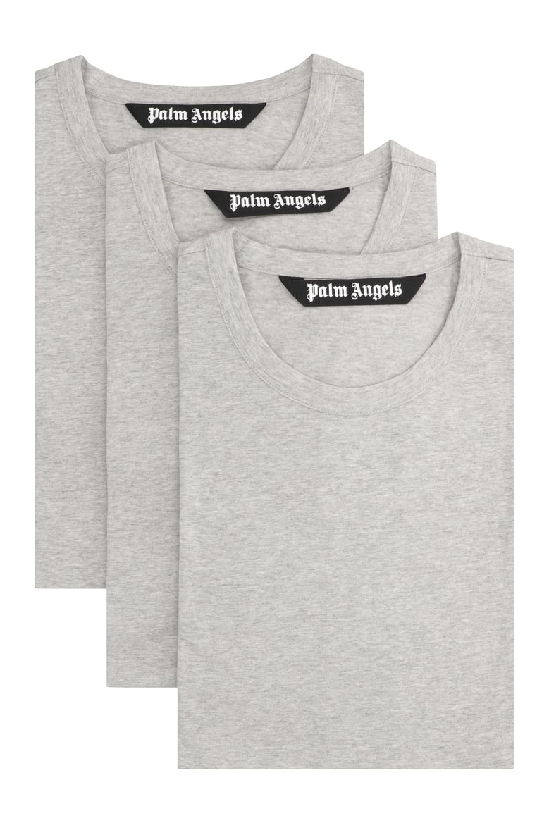 set of three cotton crew neck t-shirts by Selfnex