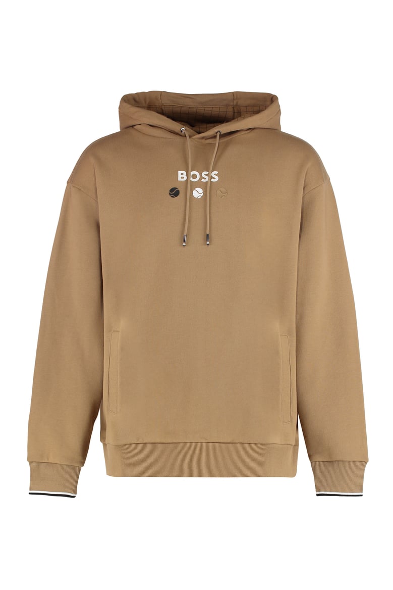 hooded sweatshirt in terry cotton by Selfnex