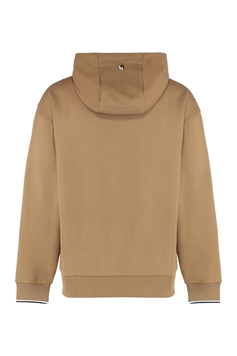 hooded sweatshirt in terry cotton by Selfnex