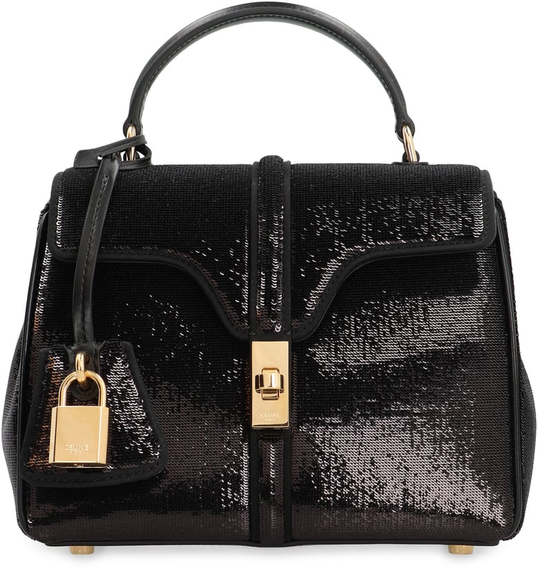 bag 16 mini in sequins and leather by Selfnex