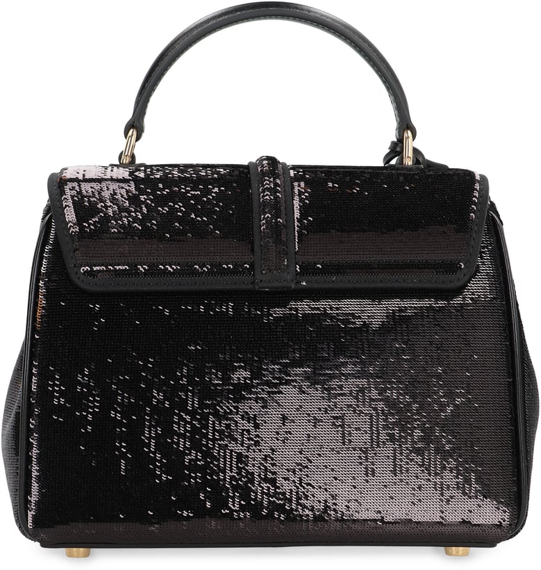 bag 16 mini in sequins and leather by Selfnex