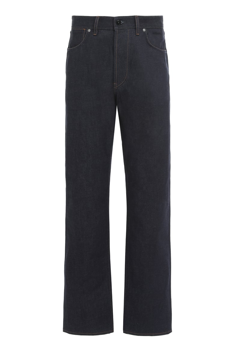 regular jeans with five pockets by Selfnex