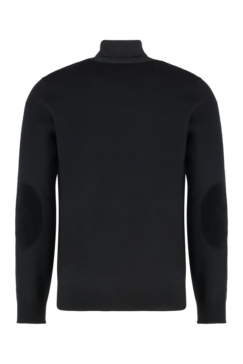 round neck wool sweater grey by Selfnex