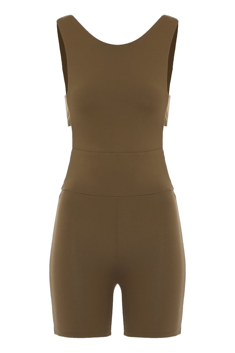 technical fabric jumpsuit by Selfnex