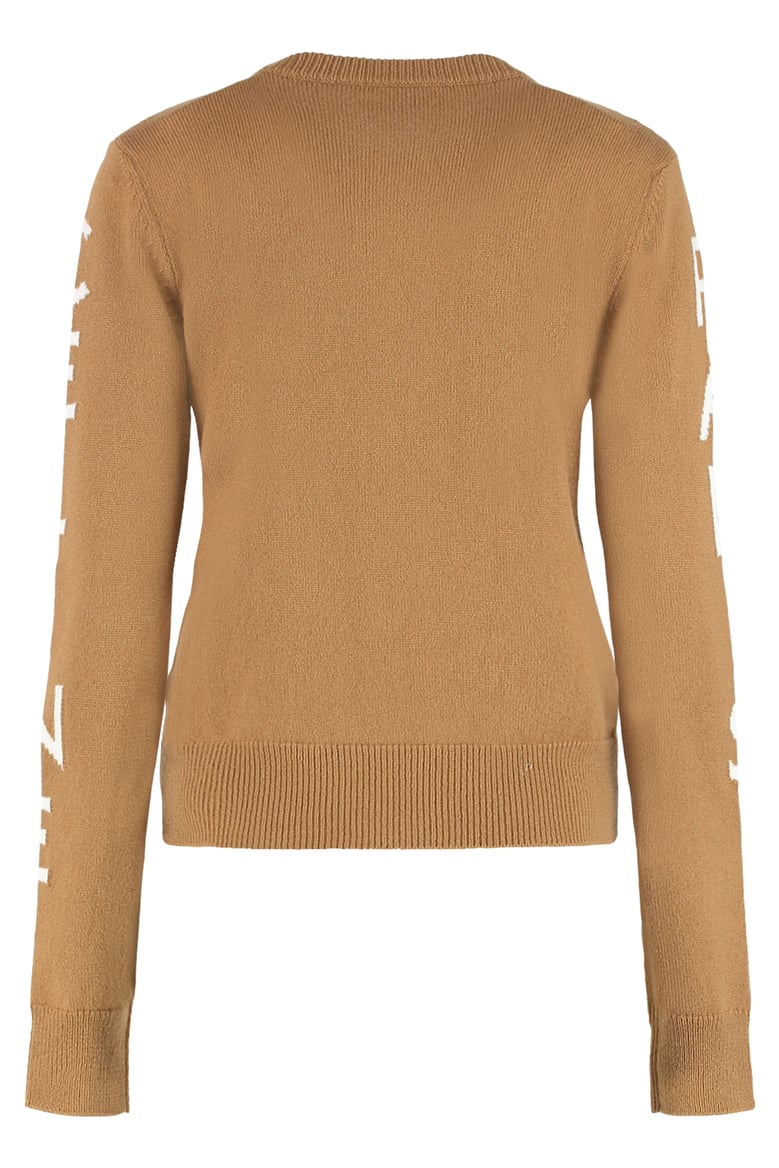 wool and cashmere sweater with logo by Selfnex