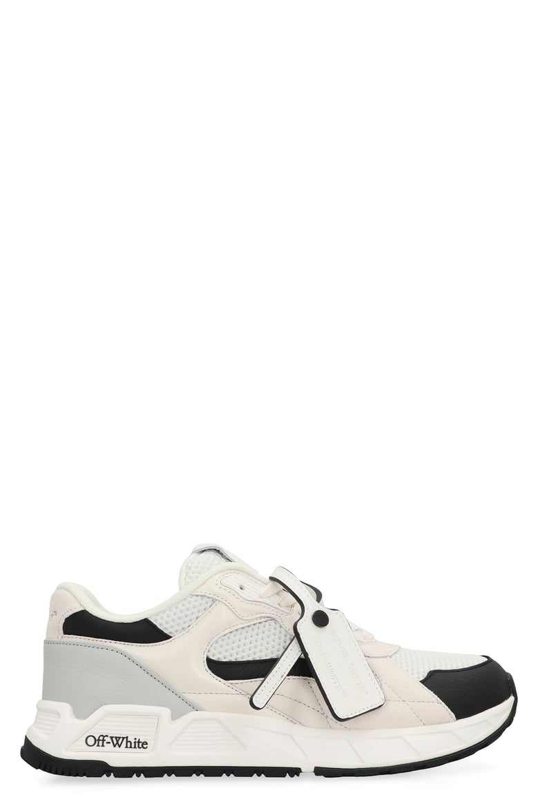 leather and mesh sneakers by Selfnex