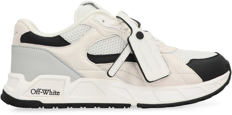 leather and mesh sneakers by Selfnex