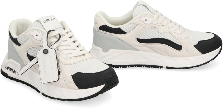 leather and mesh sneakers by Selfnex