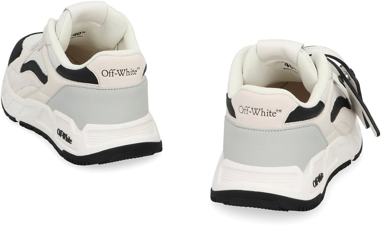 leather and mesh sneakers by Selfnex