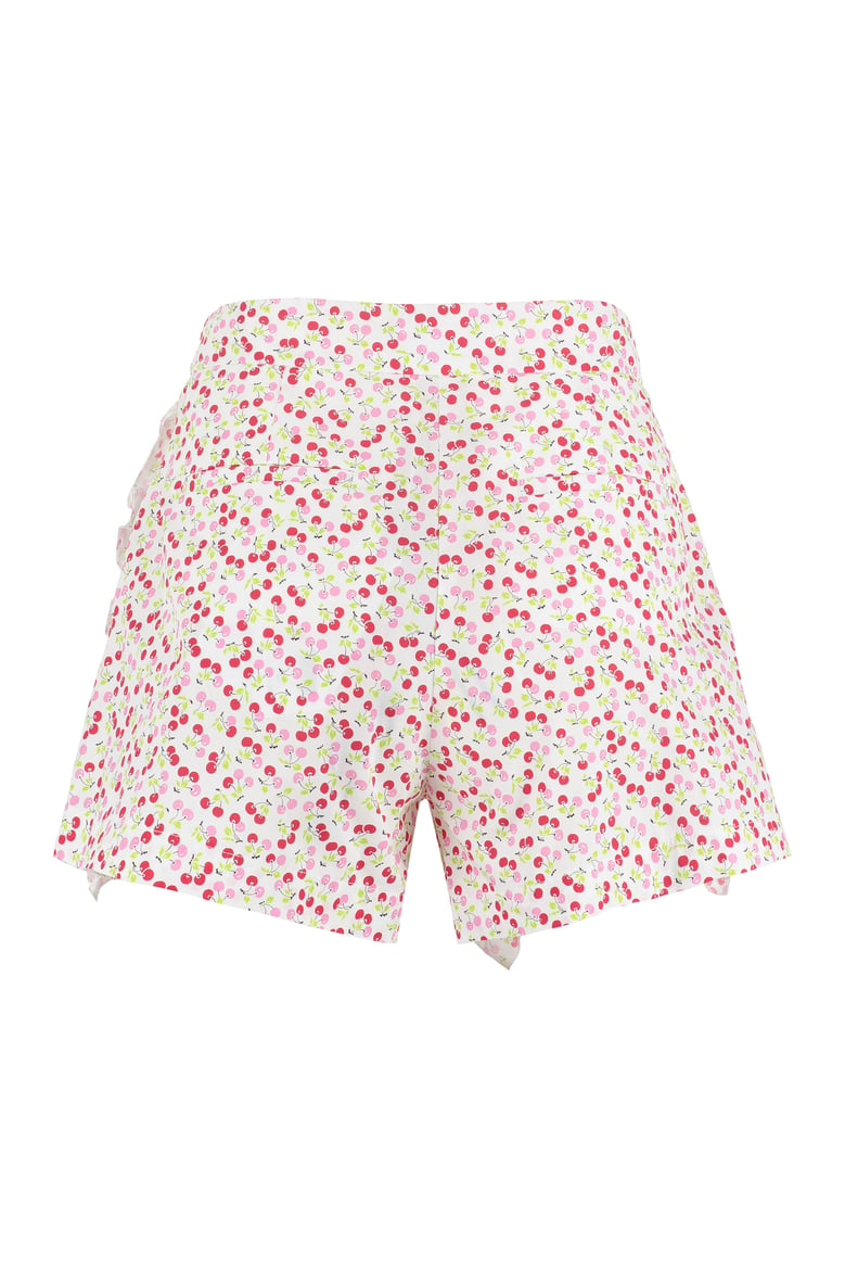 printed cotton shorts by Selfnex