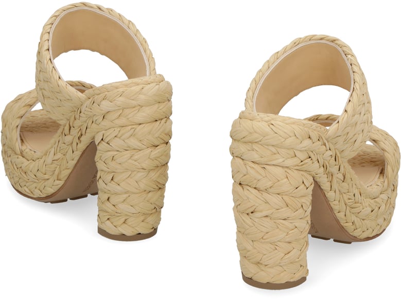 canalazzo raffia mules by Selfnex