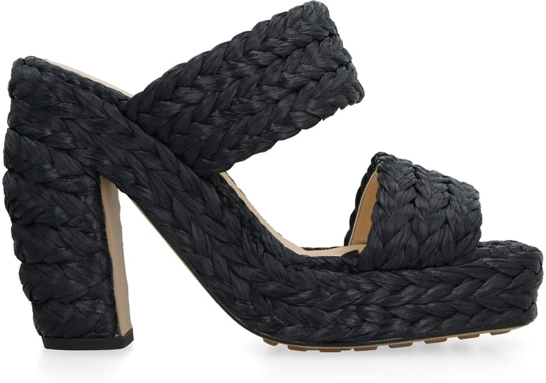 canalazzo raffia mules by Selfnex