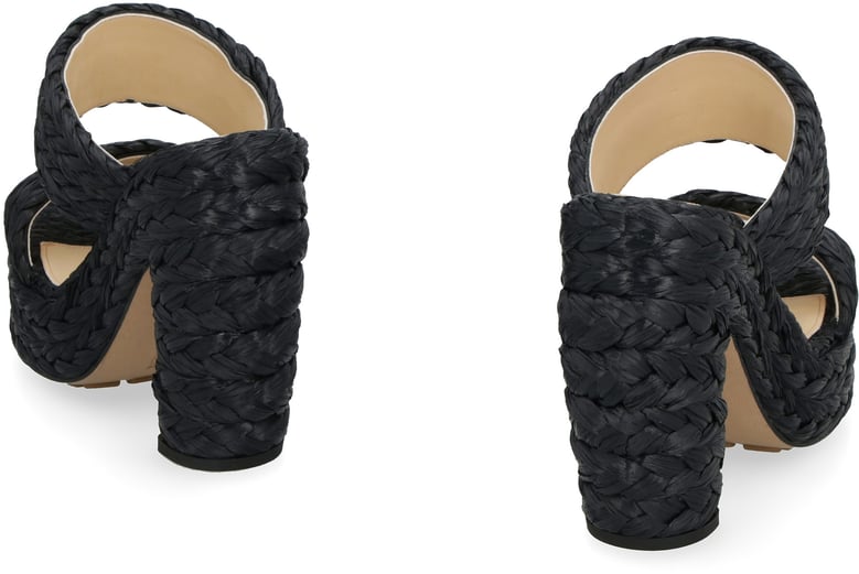 canalazzo raffia mules by Selfnex