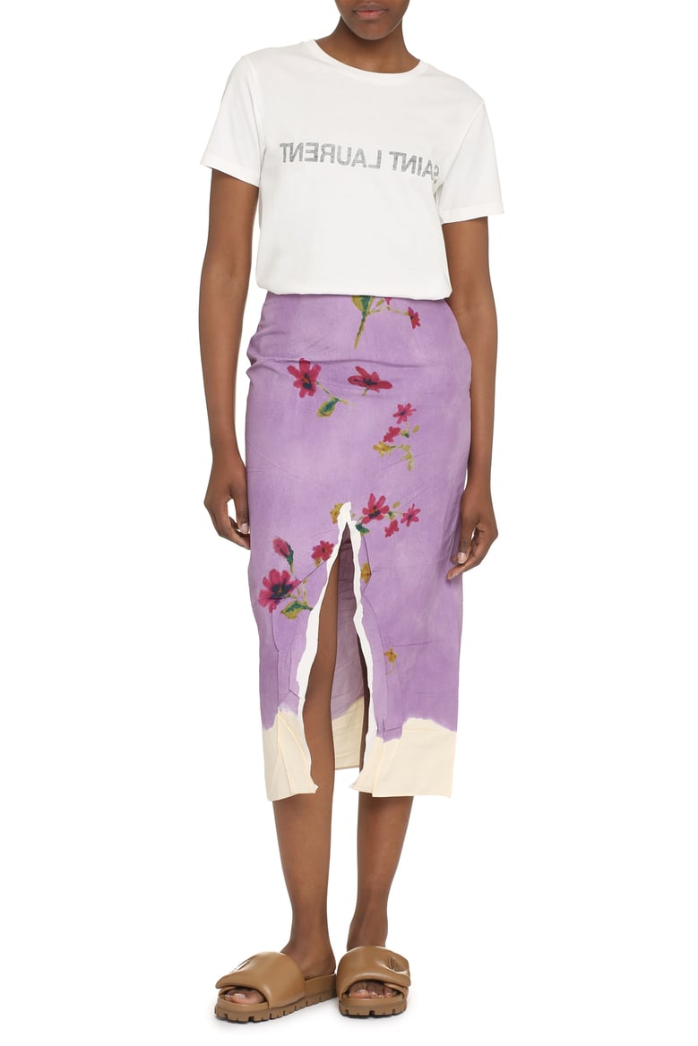 printed cotton t-shirt by Selfnex
