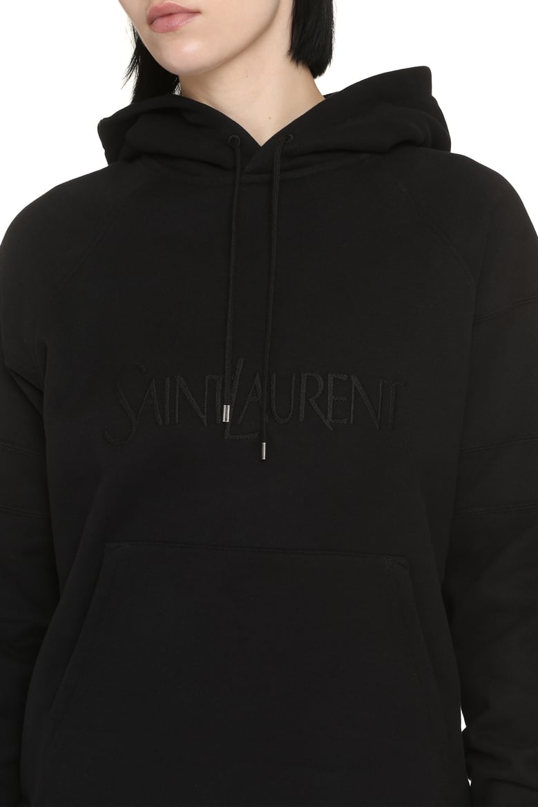 black cotton hoodie by Selfnex