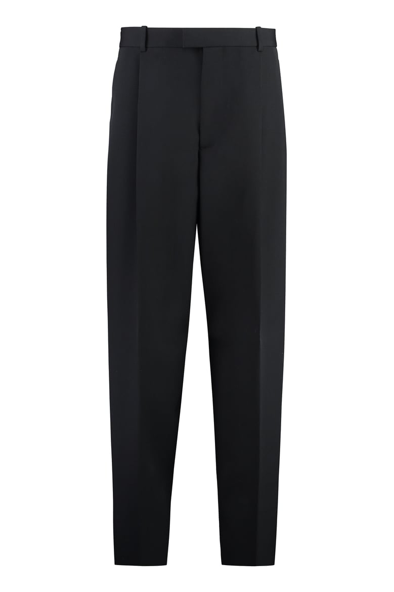 wool tailored trousers by Selfnex