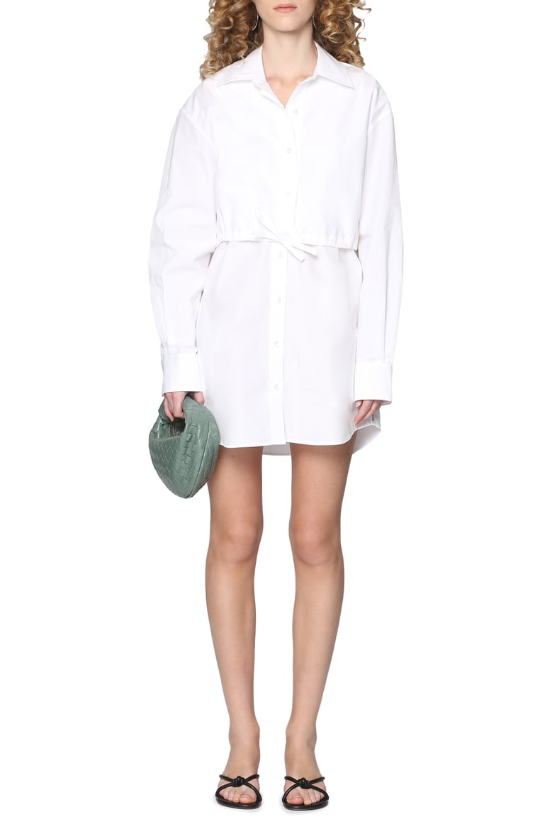 white cotton shirtdress by Selfnex