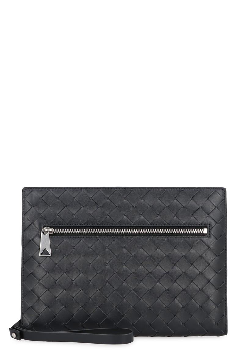 intrecciato vn leather document case by Selfnex