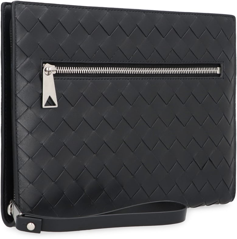 intrecciato vn leather document case by Selfnex