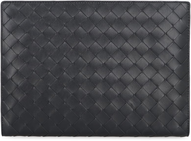 intrecciato vn leather document case by Selfnex