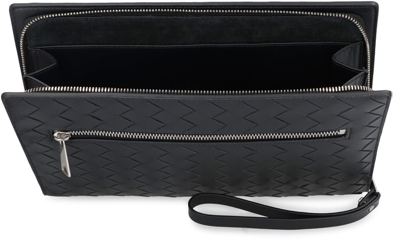 intrecciato vn leather document case by Selfnex