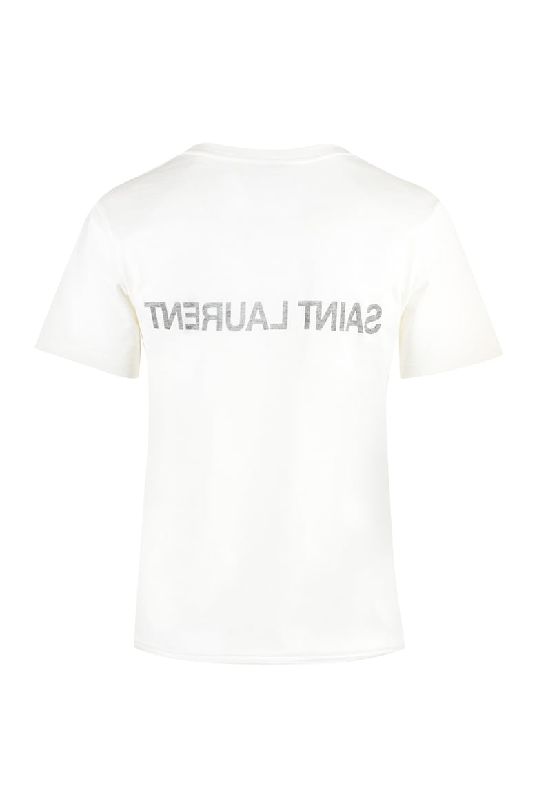 printed cotton t-shirt by Selfnex