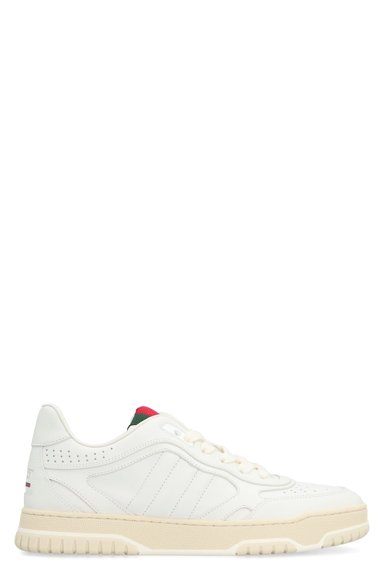 gucci re-web leather low-top sneakers by Selfnex