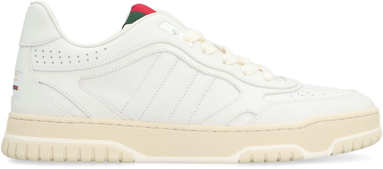 gucci re-web leather low-top sneakers by Selfnex