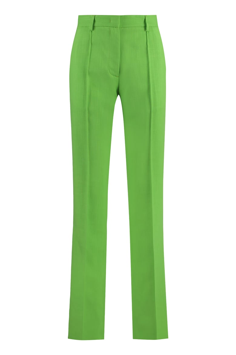 flared viscose trousers by Selfnex