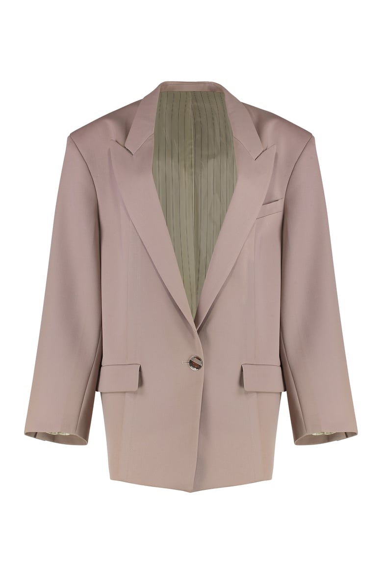 single-breasted virgin wool jacket by Selfnex