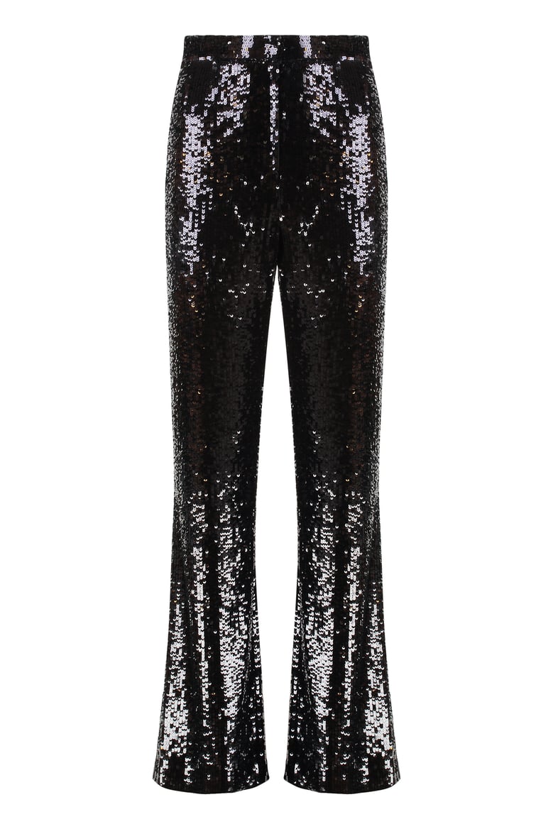 sequined wide-leg trousers by Selfnex