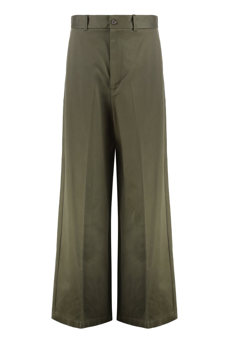 virgin wool wide-leg trousers by Selfnex