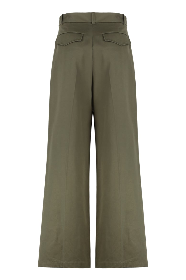virgin wool wide-leg trousers by Selfnex