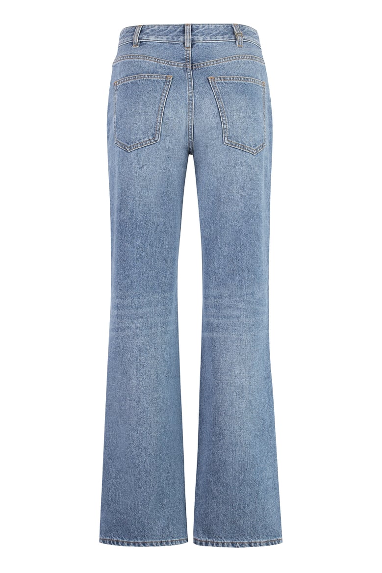 high-rise boyfriend jeans by Selfnex