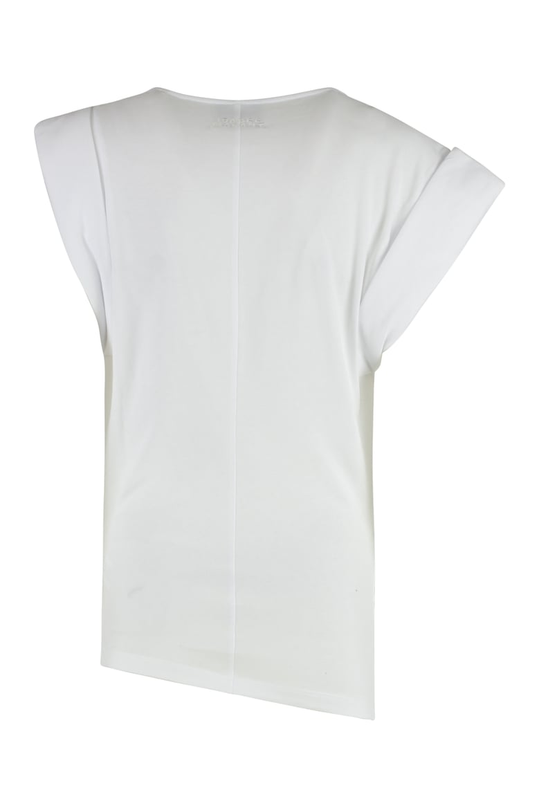 draped cotton t-shirt by Selfnex