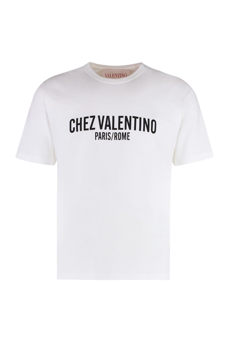 valentino cotton crew-neck t-shirt by Selfnex