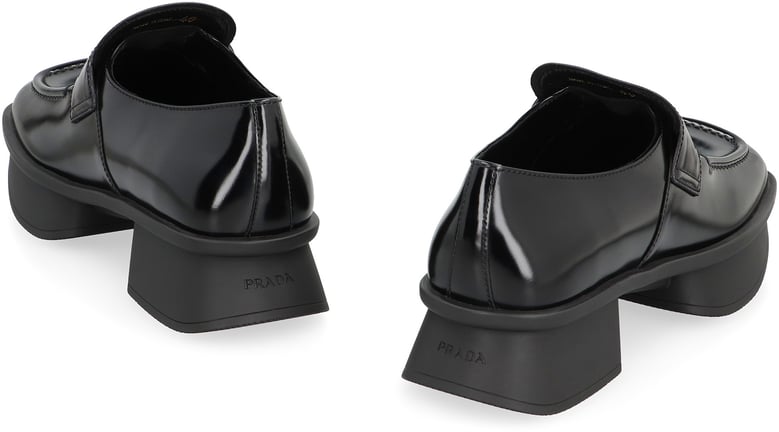 prada leather loafers by Selfnex