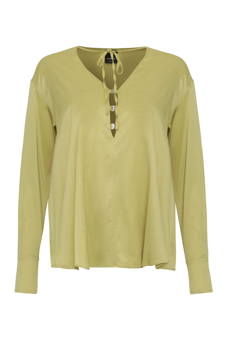 green viscose blouse by Selfnex