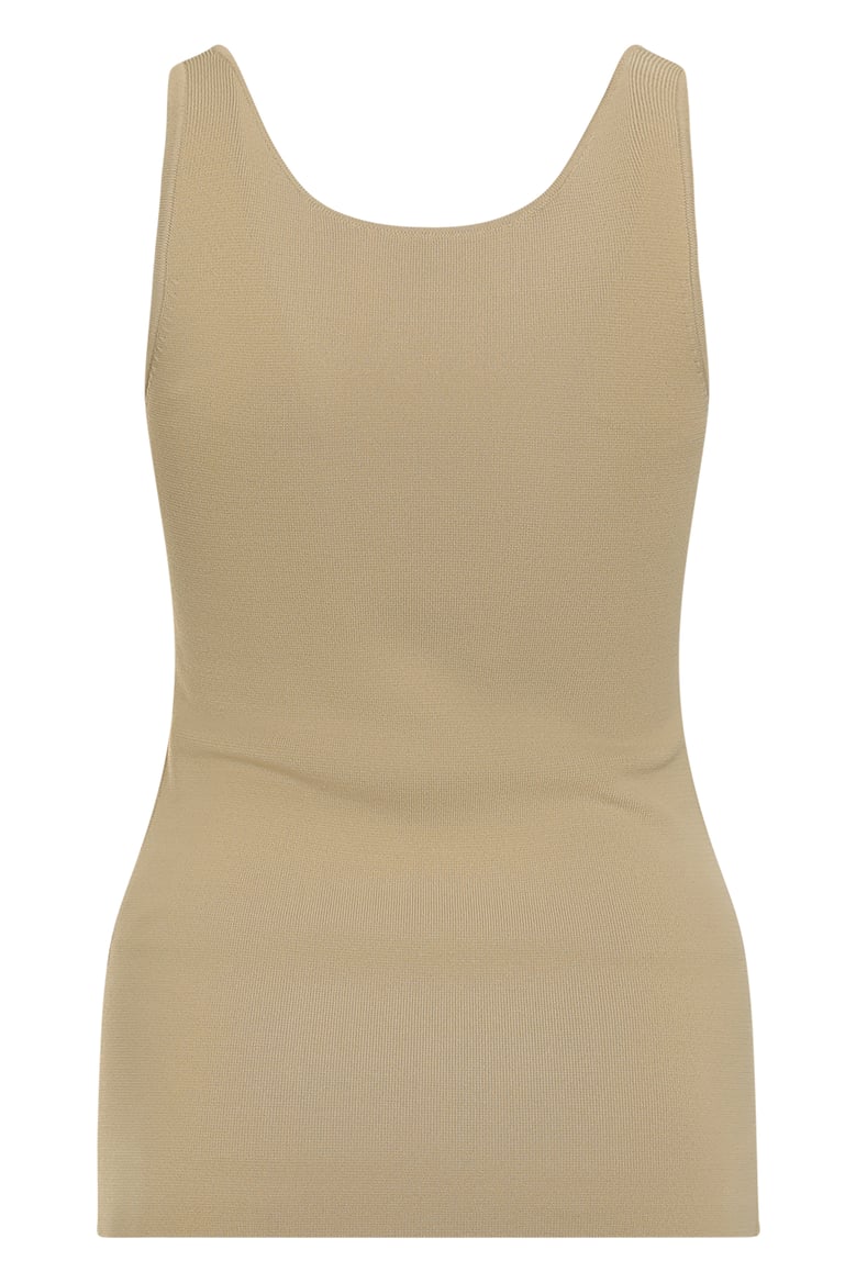 sand tank top with side slits by Selfnex