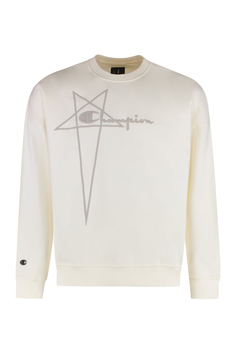 cotton crewneck with logo by Selfnex