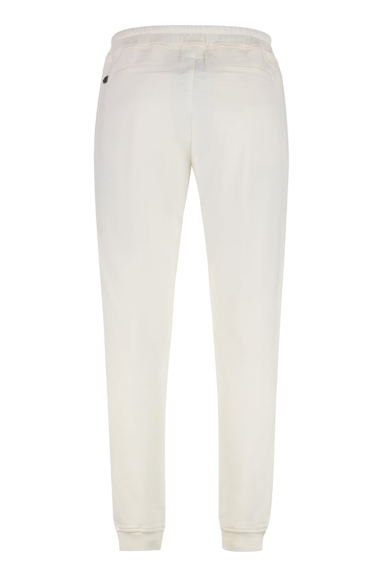 contrasting logo cotton sweatpants by Selfnex