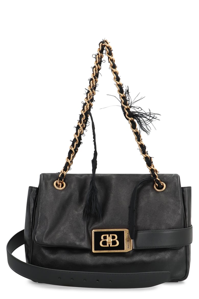 crossbody bag modu leather black by Selfnex