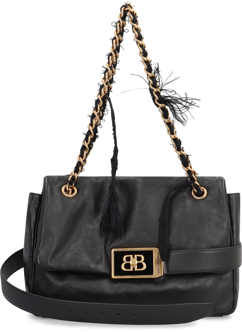 crossbody bag modu leather black by Selfnex