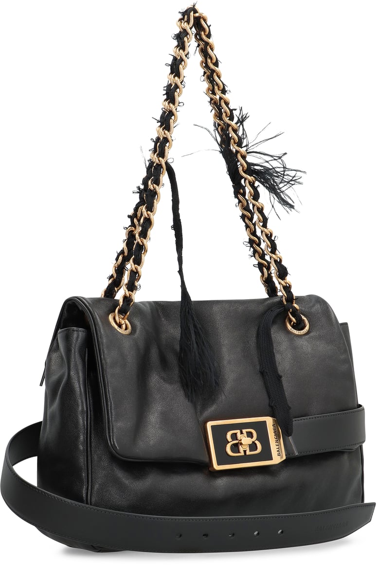 crossbody bag modu leather black by Selfnex