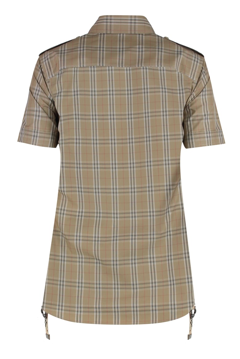 checked cotton shirt by Selfnex