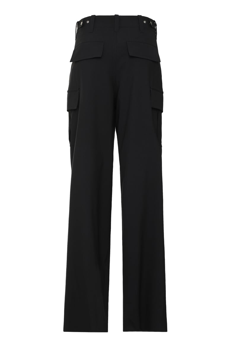 wool cargo trousers by Selfnex