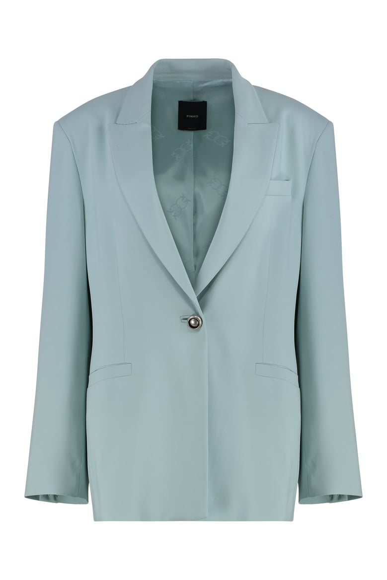 single-breasted one button jacket by Selfnex
