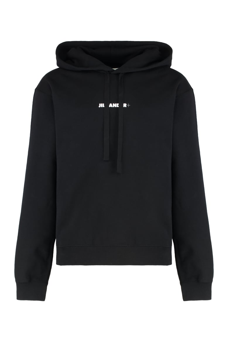 logo cotton hoodie by Selfnex