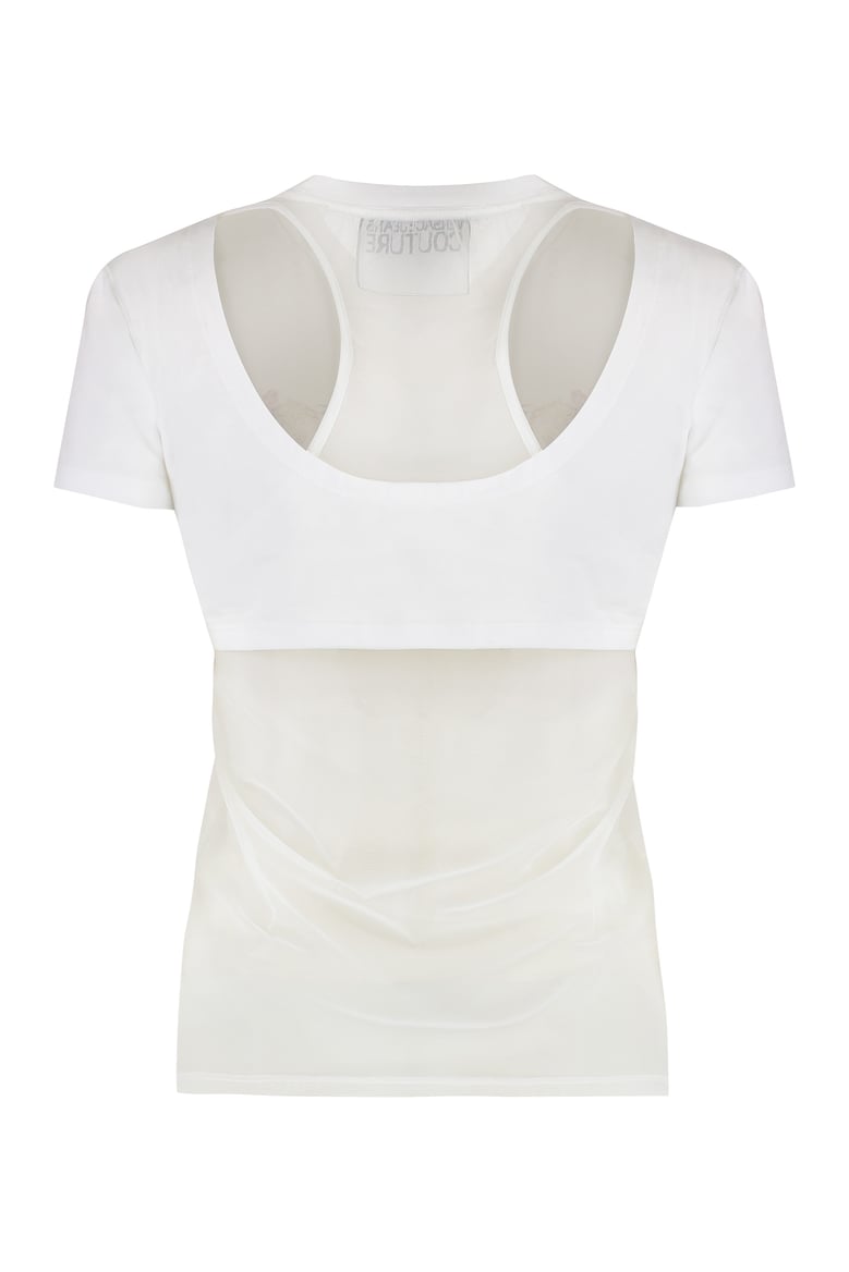 versace logo print t-shirt by Selfnex