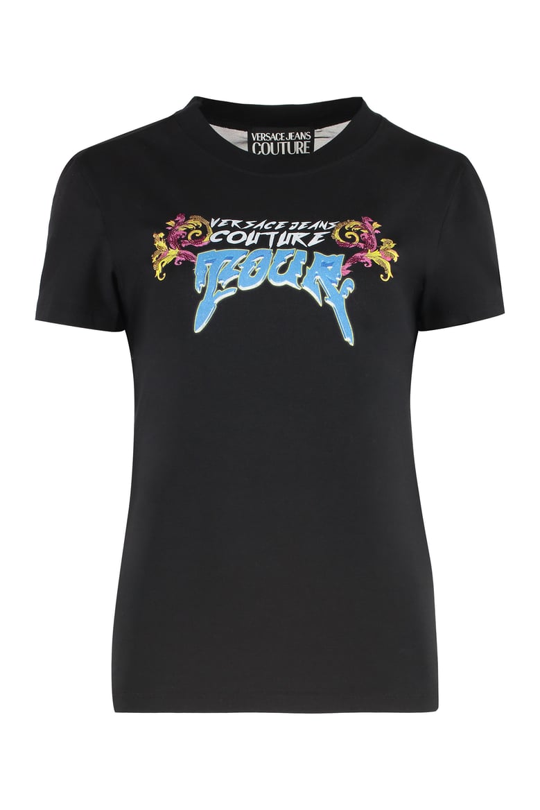 sequin logo t-shirt by Selfnex